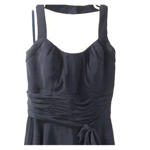 Navy blue Mori Lee bridesmaid dress